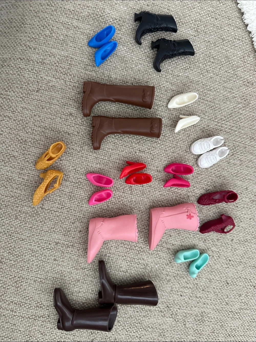 Assortment of Barbie Doll shoes
